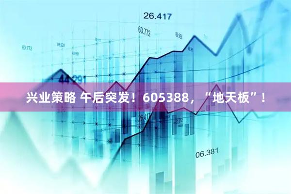 兴业策略 午后突发！605388，“地天板”！