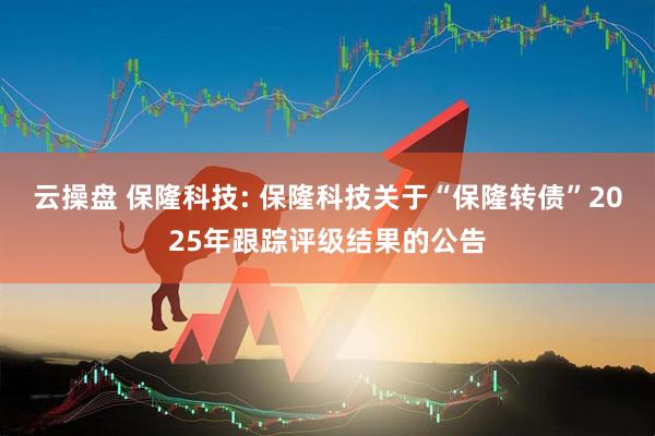 云操盘 保隆科技: 保隆科技关于“保隆转债”2025年跟踪评级结果的公告